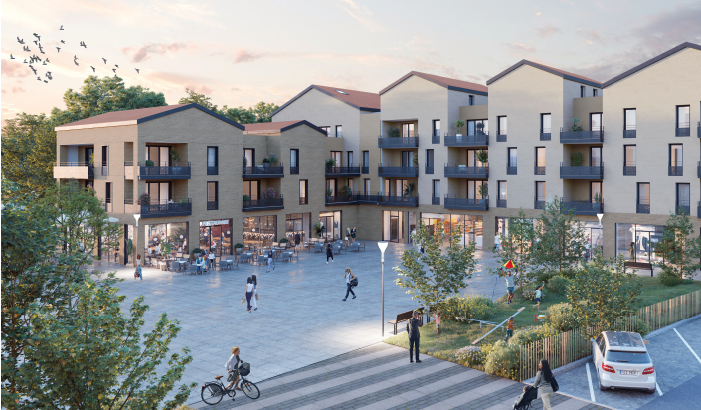 Achat appartement neuf Saint Laurent de Mure à partir de 169 000€ - Programme immobilier ESPRIT VILLAGE.