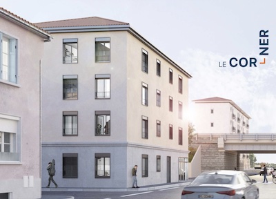 Programme immobilier neuf LE CORNER, investissez dans votre appartement étudiant à LYON 8e