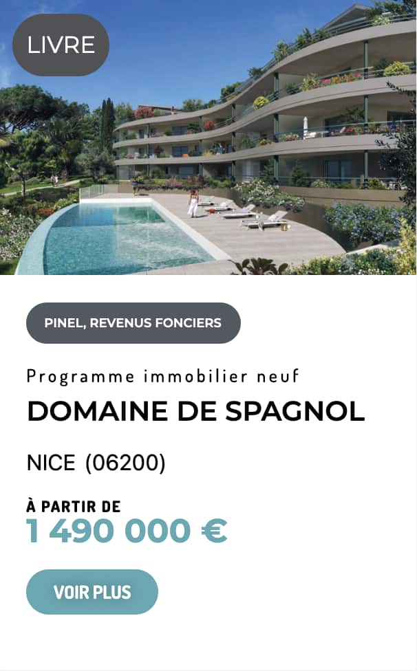 Domaine de Spagnol appartement toit terrasse à Nice